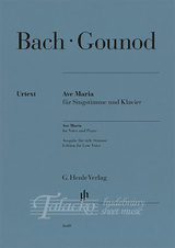Ave Maria for Low Voice and Piano / Ave Maria pro nízký hlas a klavír